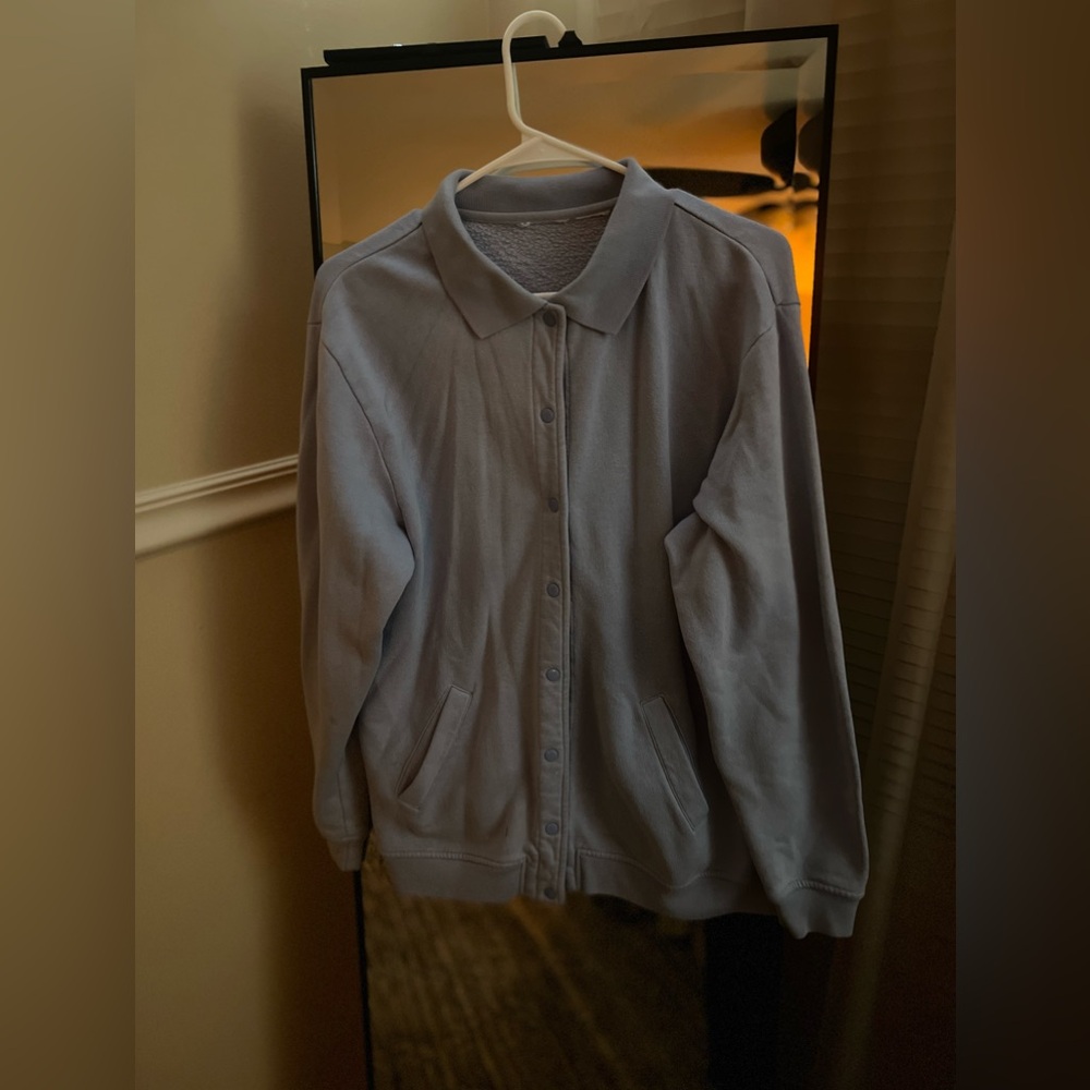 Baby blue jacket